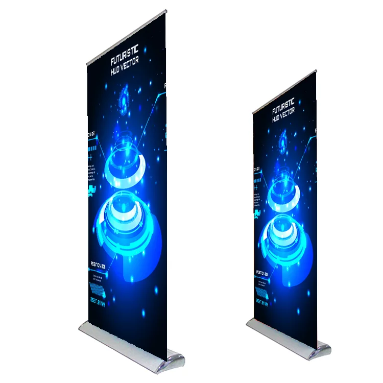 Direct factory price Roll Up Display Rollup exhibition stand portable pop up stand banner roll up banner stand