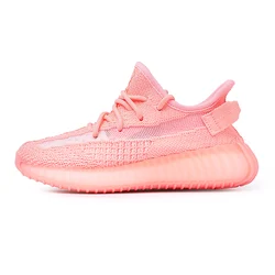 Wholesale Designer Kid Running Sneakers Casual Breathable Brand Shoes Designer Shoes Yeezy Yezzy 350 Kids Shoes