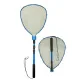Blue 2-section folding white 30 silicone net
