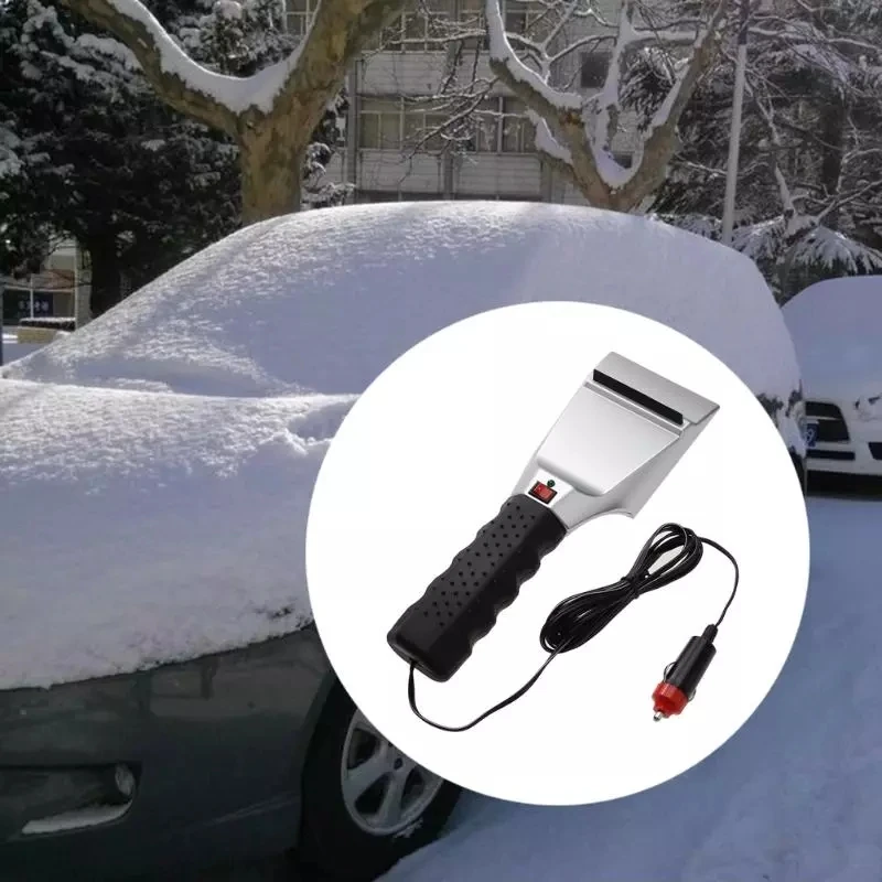 Windshield Snow Shovel Soft PVC Car Window Ice Scraper Nonslip for