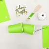 Green 9oz cup*10pcs