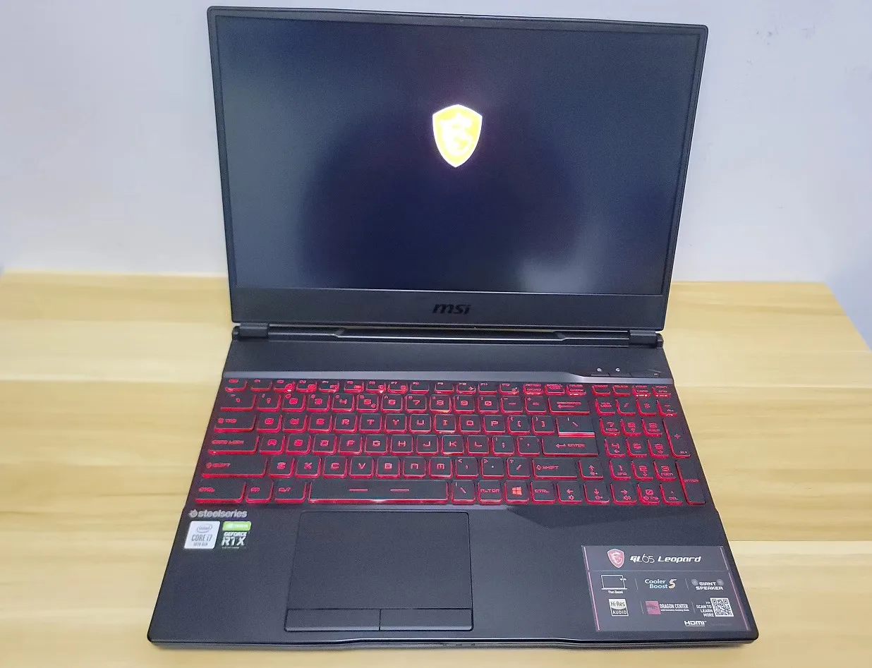 MSI GL65 Gaming Laptop: Intel I7-10750H, RTX 2060, 16GB RAM, 500GB