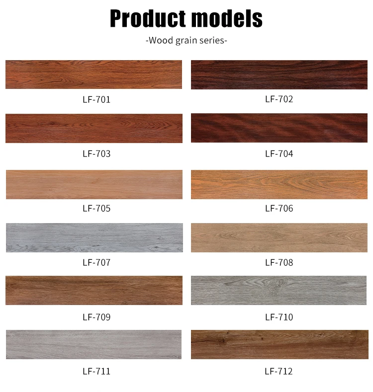 Self Adhesive Vinyl Flooring with European Style Wood Design for Indoor Use