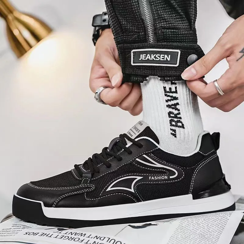 Men's trendy shoes, men's and women's breathable casual sports shoes, retro and versatile men's shoes