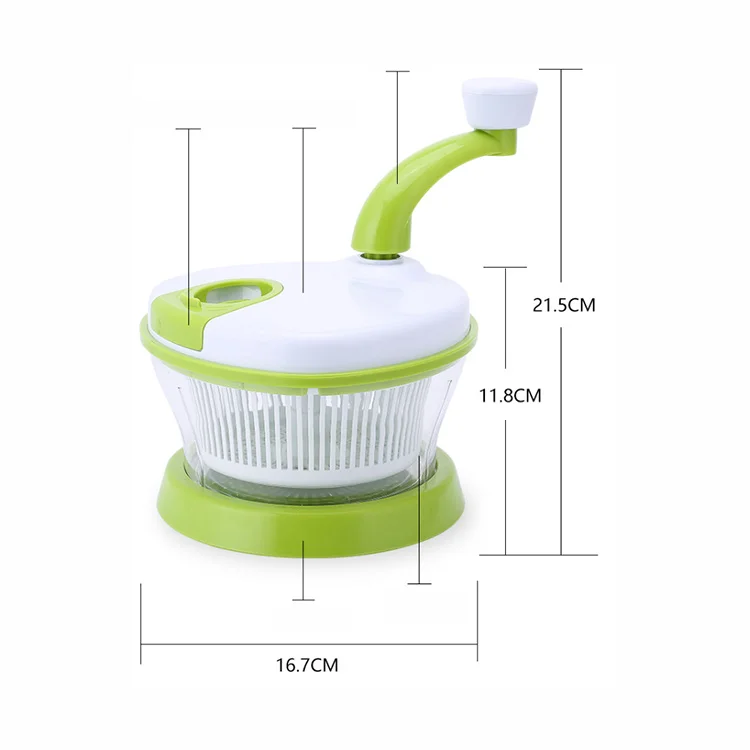 Wholesale A490 Multifunctional Manual Fruit Vegetable Chopper Grape Slicer  Household Kitchen Food Processor Hand-crank Meat Grinder From m.