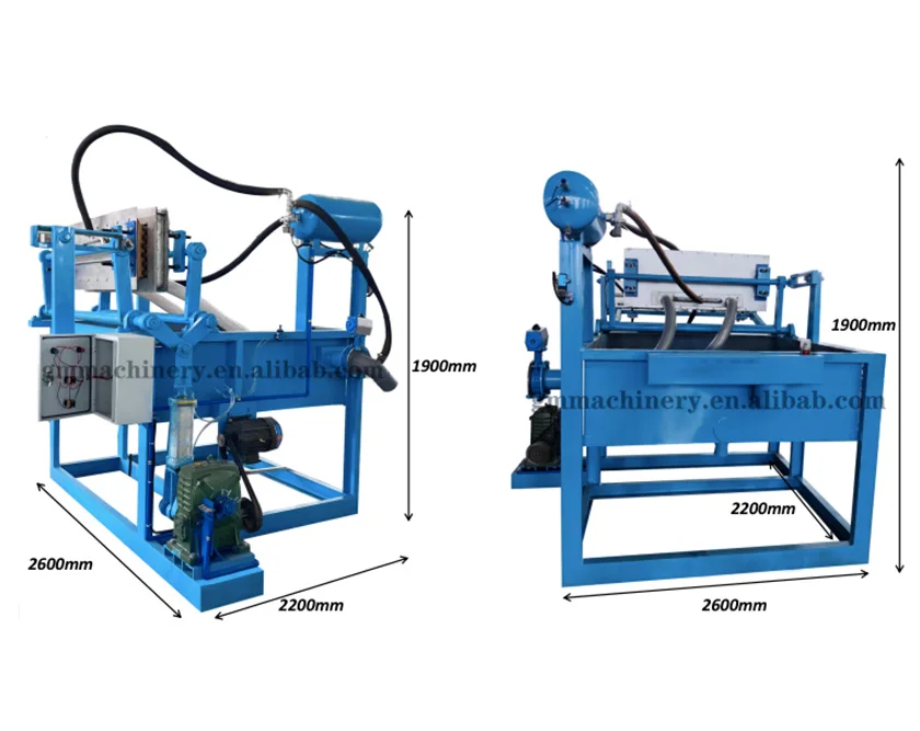 Machinery for Making Egg Trays Using Waste Pulp and Sugarcane Bagasse Hot Selling in China details