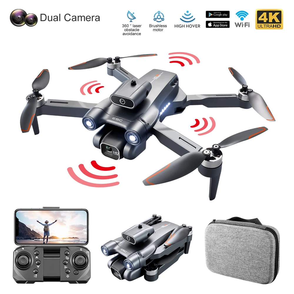 Lsrc S1s Mini Drone 4k Profesional Hd Camera Obstacle Avoidance Aerial ...