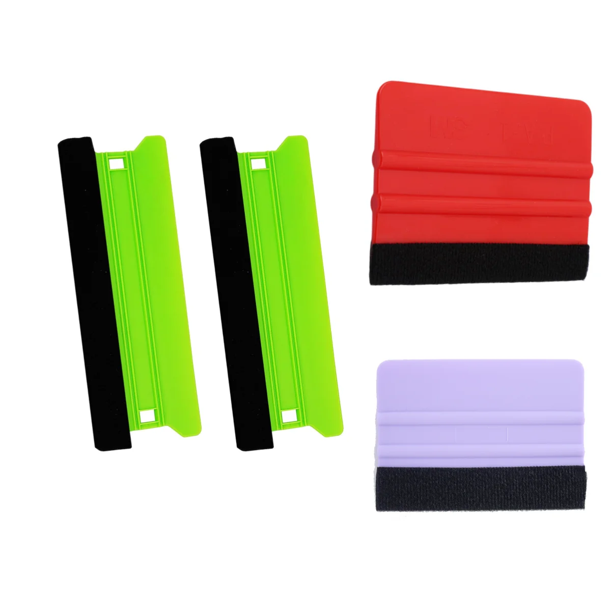 Custom Printed Logo Vinyl Wrapping Tool White Squeegee Film Applicator