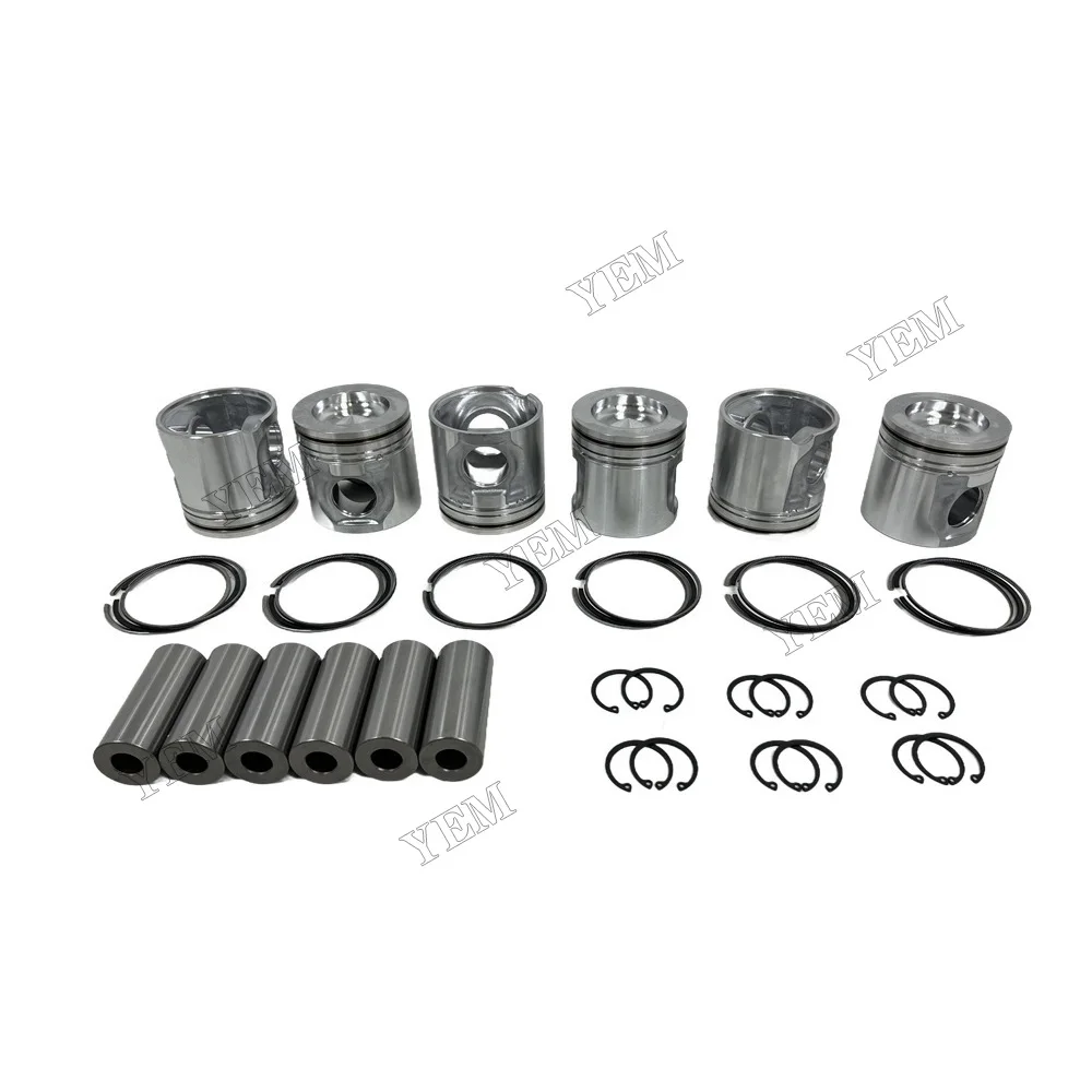 For Volvo D7E Engine Piston Set With Piston Ring Aftermarket Engine Parts 6