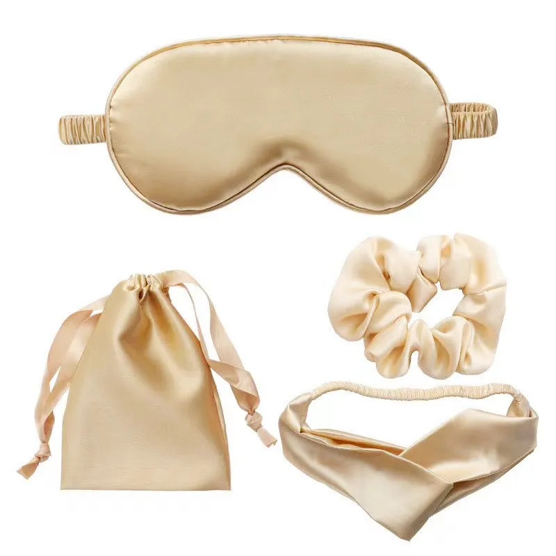 Satin Sleep Bonnet & Eye Mask Set