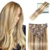 16/22 light blonde highlighted golden blonde