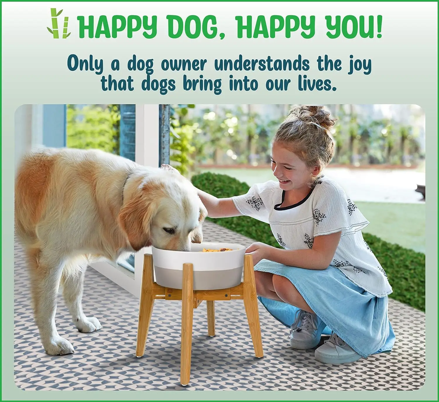 product adjustable 14 inch dog bowl stand for large dogs 8 11 inch wide with lock raises and elevates pet food fountain water storage-1