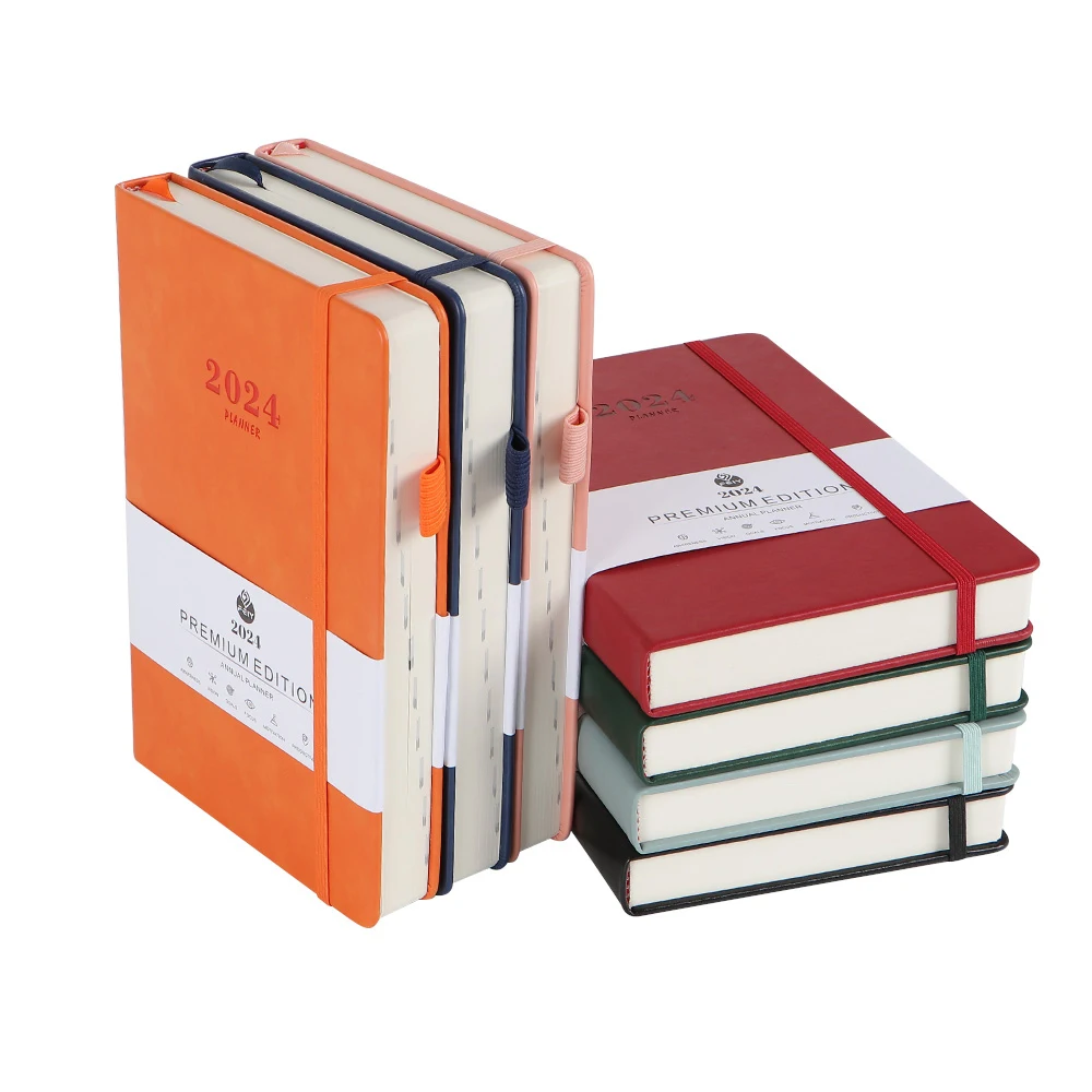 Custom Logo 2026 Planner Agenda Fabric Hardcover Exercise Notebook ...