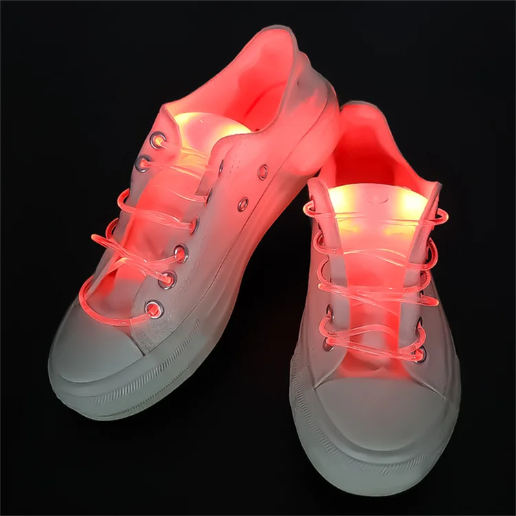 LED Sport Shoe Laces Glow in the Dark Disco Party Gear
