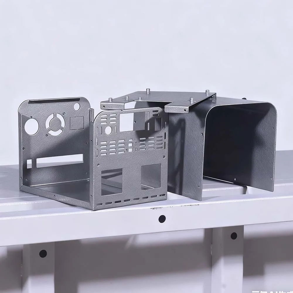High Precision Custom Stainless Steel Metal Parts Product Laser Cutting Bending Welding Sheet Metal Enclosure Frame Fabrication