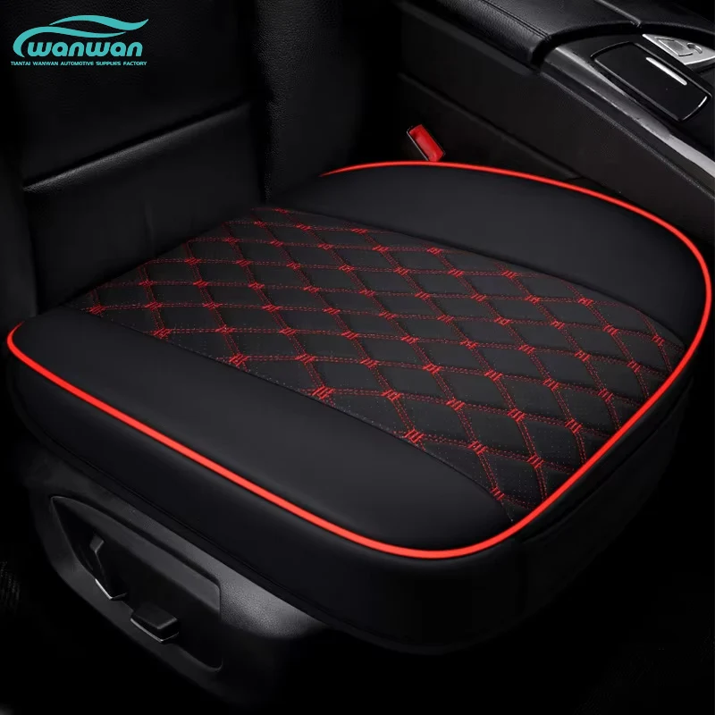 Amazon Cross-Border Universal Single-Piece Car Cushion Four Seasons New Leather Three-Piece Without Backrest