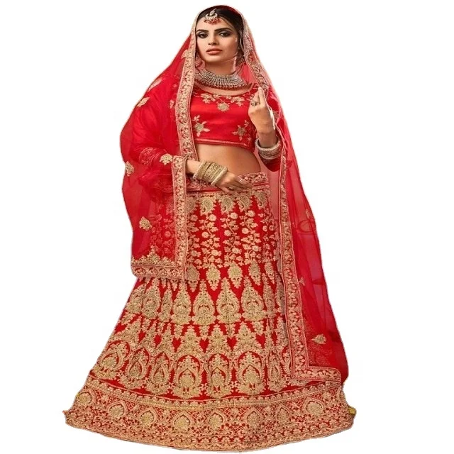 heavy work dulhan lehenga