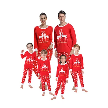 Custom Matching Family Christmas Pajamas Set Boys Girls Holiday Pjs for Women Men Sleepwear