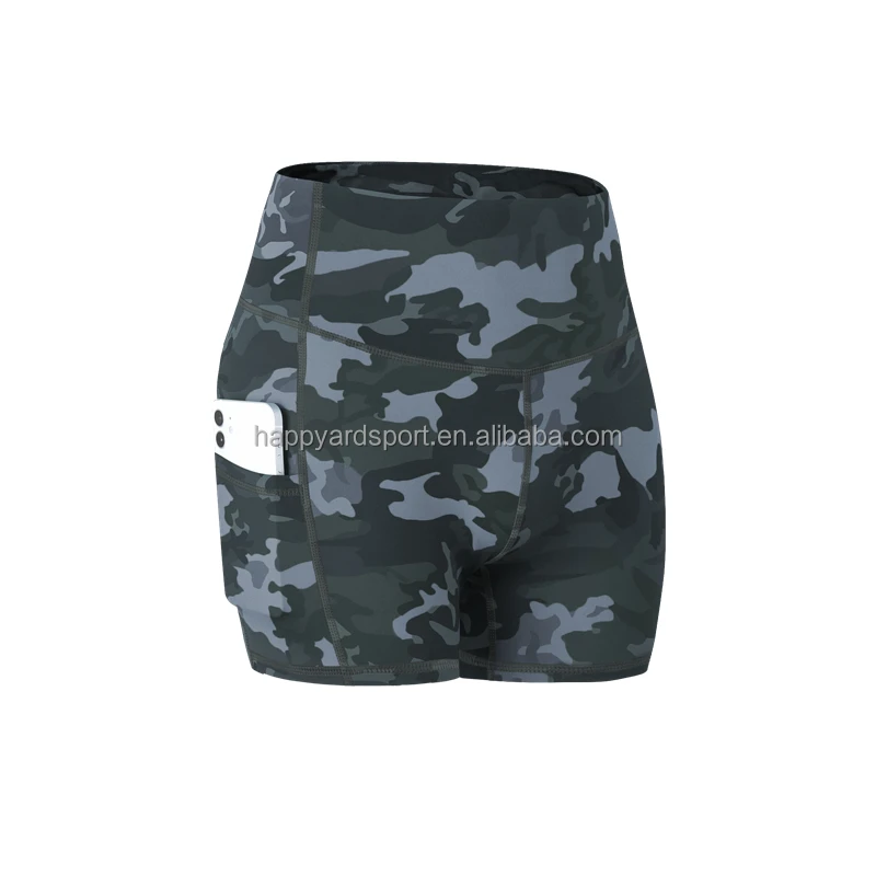 Wholesale Women Camouflage Short Tight 