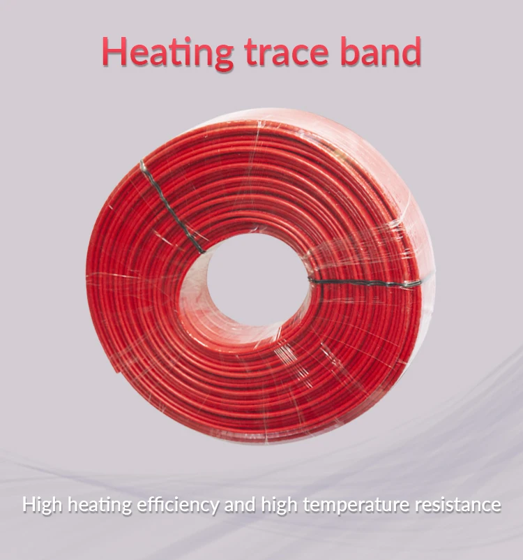 High Temperature Roof Surface Snow Defrost Resistance Heating Trace Cable Wires Pipe Heating For