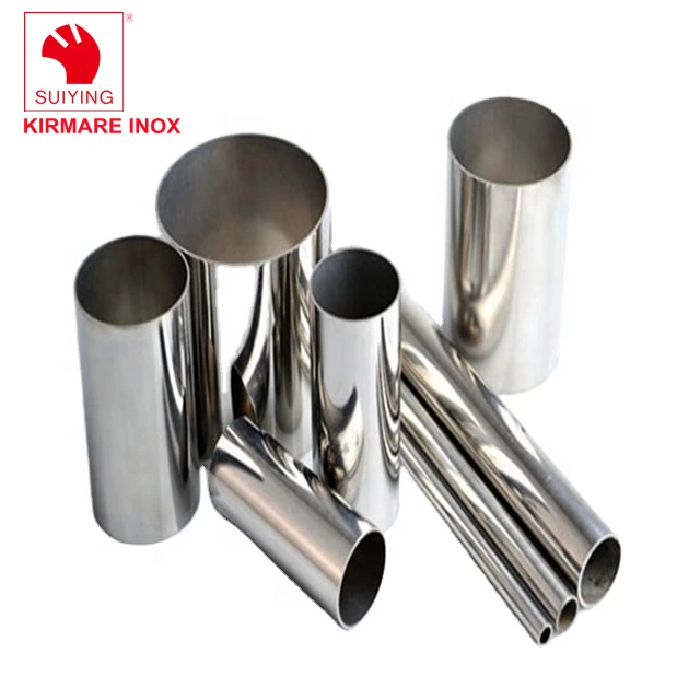 ASTM Stainless Steel ERW Welded Round Pipes 304 For Decoration