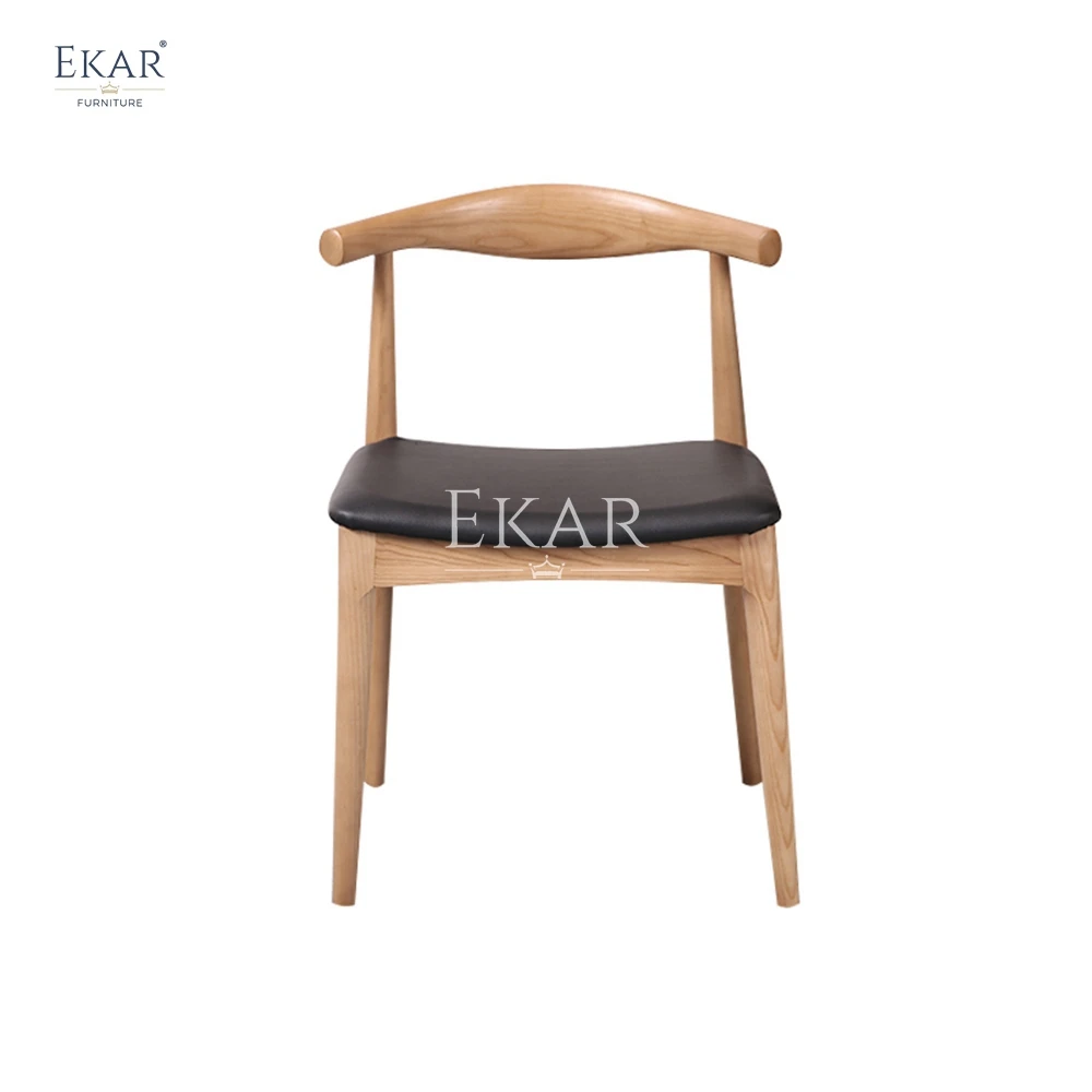 product new design stylish white wax wood dining chairs by ekar-64