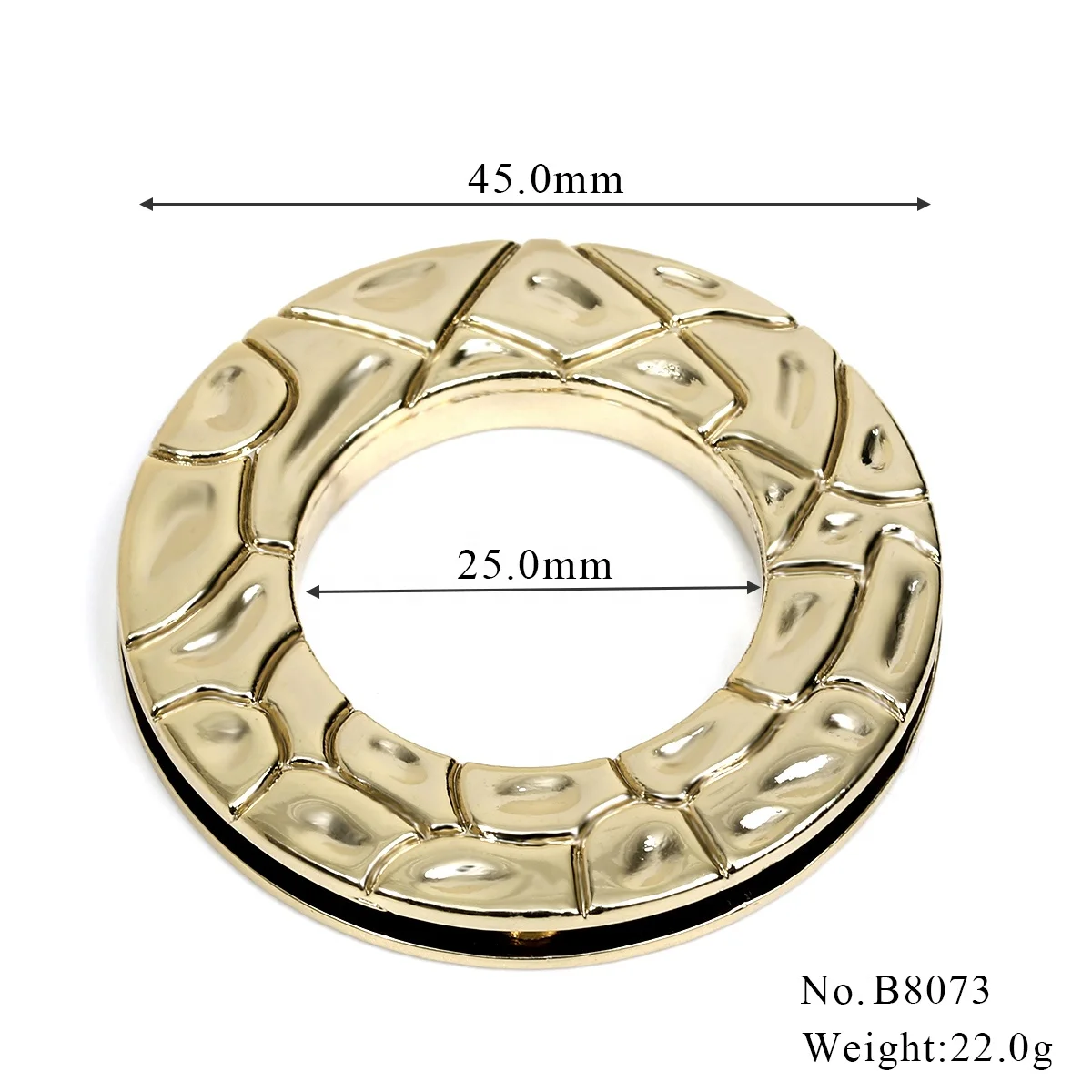Модные аксессуары для сумок, металлические люверсы и втулки 25 мм, модные винтовые проушины из цинкового сплава для сумок