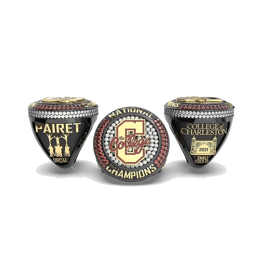 College of Charleston 2021 National Championship Ring Professional Baseball Championship Rings Men's Present