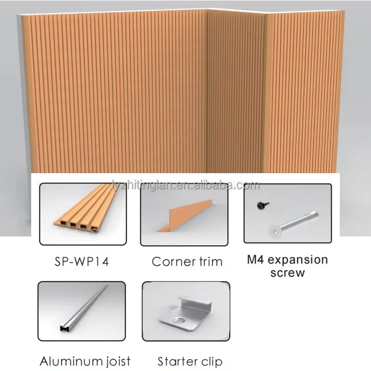 Great Wall WPC Fluted Cladding Panel Waterproof and Fireproof for ...