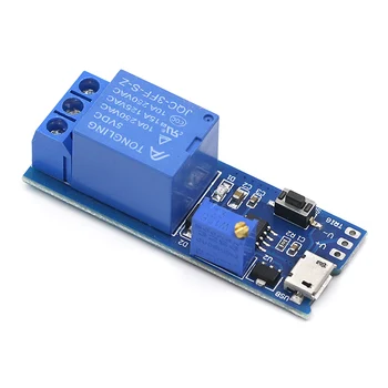 Smart Electronics Micro USB Power Adjustable Delay Relay Timer Control Module 5V-30V Trigger Delay Switch Product Category ICs