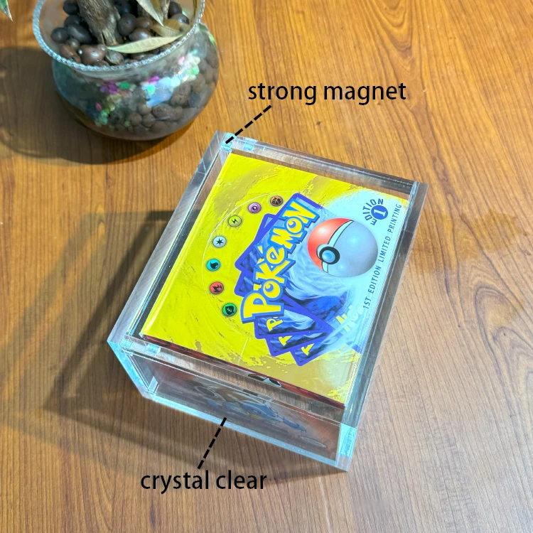 TCG Deluxe Acrylic Case English Pokemon Booster Boxes With Magnetic Top Thick 6mm Protection Display Case| Alibaba.com TCG Deluxe Acrylic Case English Pokemon Booster Boxes With Magnetic Top Thick 6mm Protection Display Case| Alibaba.com