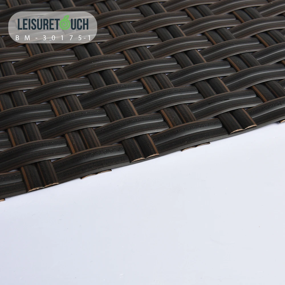 Leisure Touch Rattan Recyclable Plastic Wicker Material Lounge Chair