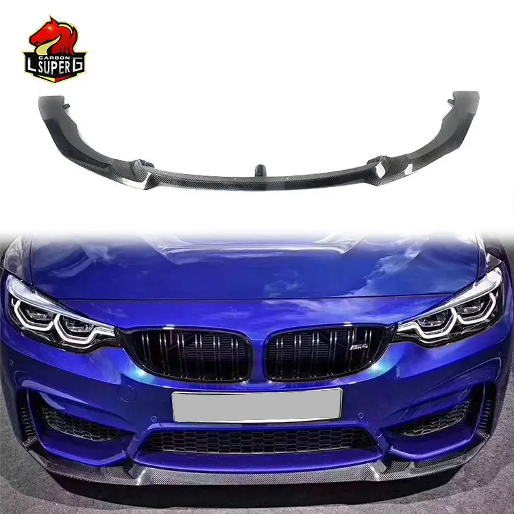 Carbon Fiber Cs Style Front Bumper Lip For Bmw F F M M Car