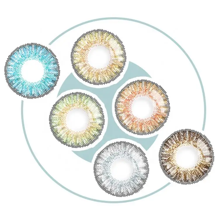aFancy Pro Wholesale Fast Delivery 3-Tone Colored Contact Lens Eye Contacts Factory