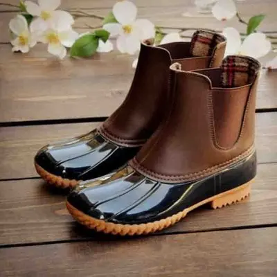 Женские резиновые сапоги с леопардовым принтом, водонепроницаемые сапоги для охоты, новинка 2021