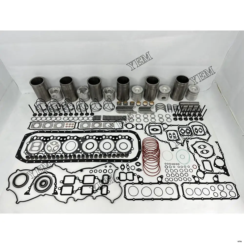 K13C Engine Cylinder Liner Kit With Full Gasket Kit Engine Bearings Set Valves for Hino Diesel Engine Spare Parts