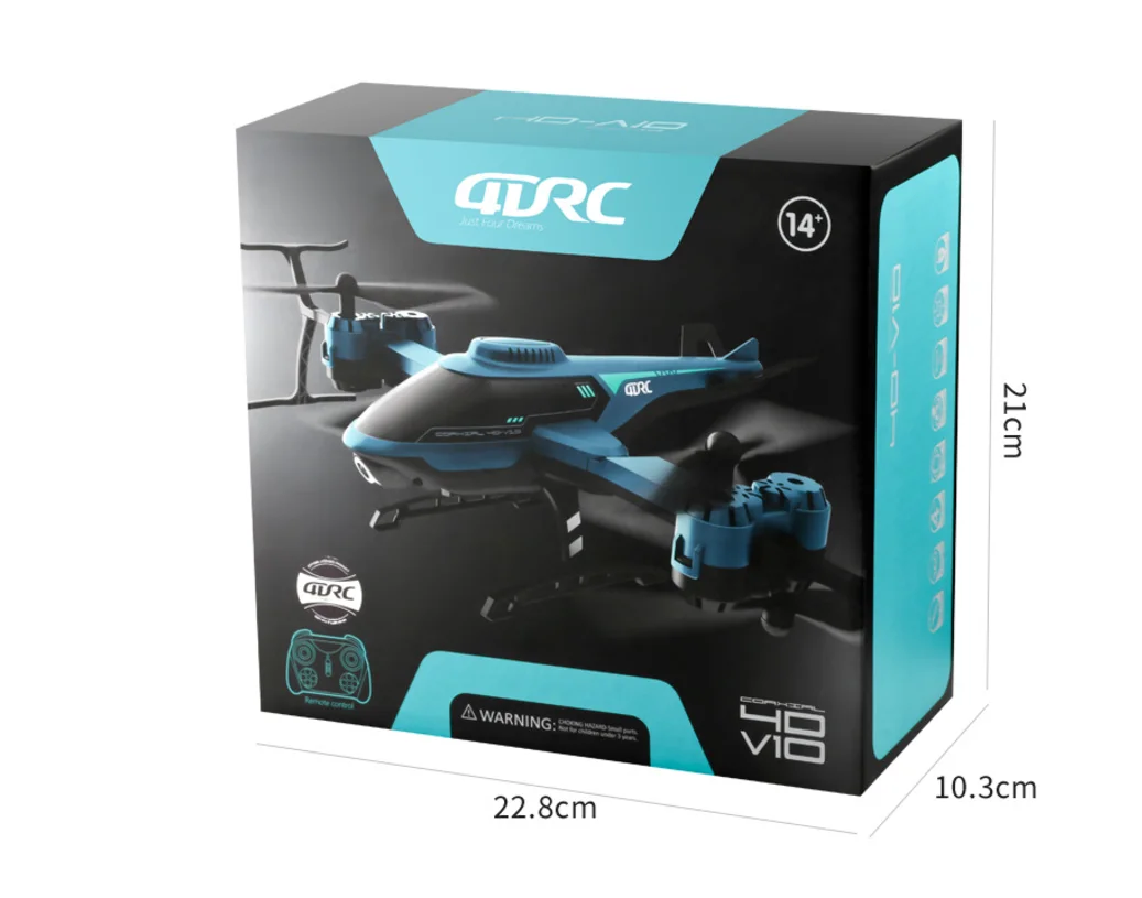 4DRC V10 RC Helicopter with HD Camera WIFI FPV Foldable Drone