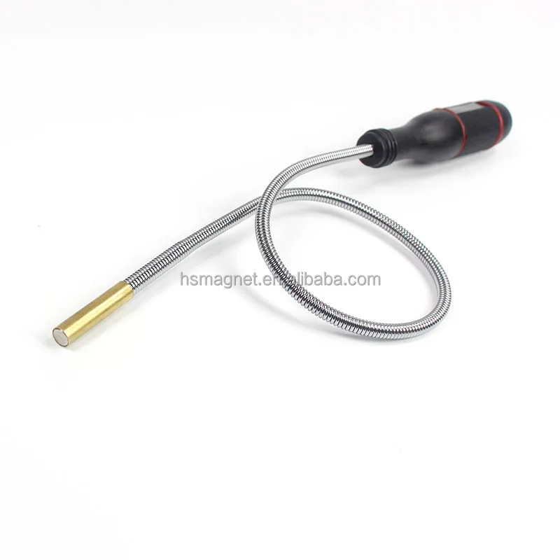 129g/150g Extra Long Flexible Magnetic Grabber Pickup Tool with LED ...