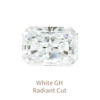 White GH Radiant Cut