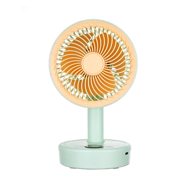 Factory New Design High Quality Table Pedestal Auto Shake Digital Display USB Mini Rechargeable Portable Fan DC Cooling Fans