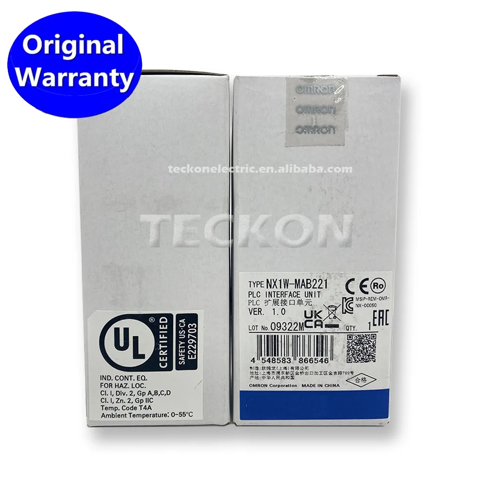 NX1W-MAB221 NX I/O Unit Plc Industrial Control Board Input Output Module NX1W MAB221 Analog I/O Option Board