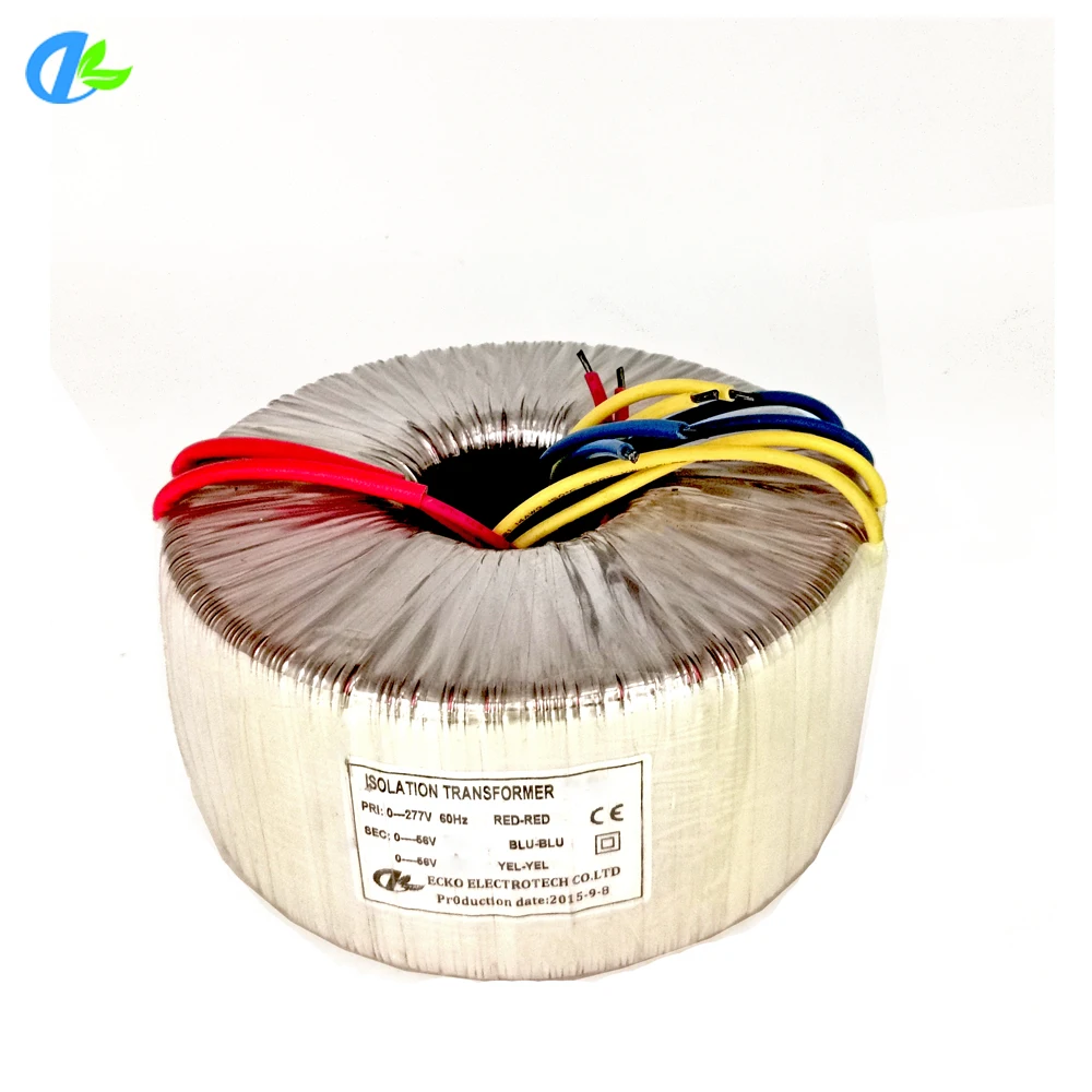 5kva 24v to 220v Single Phase Toroidal Power Transformer for 5000va 48v Hybrid Solar Inverter 50/60Hz Frequency