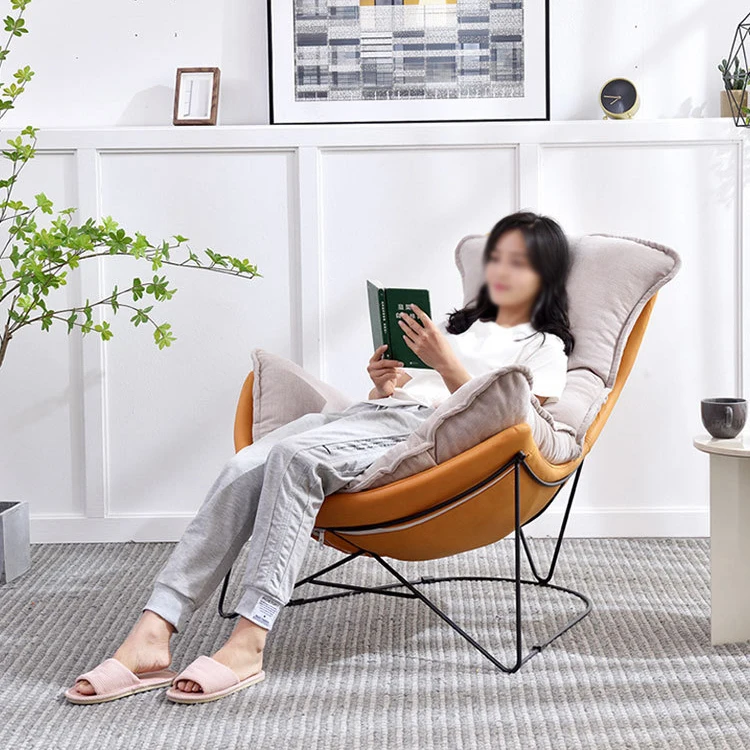 シングルソファチェア、イミテーションレザーリビングルームチェア