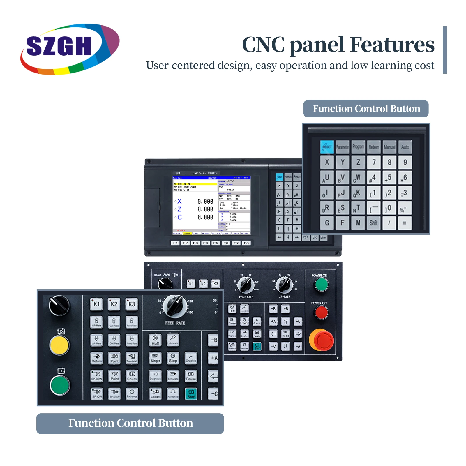 Inexpensive SZGH  Customization  USB CNC Controller Laser Mach3 Control Machine 4 Axis Linear Motion CNC Controller