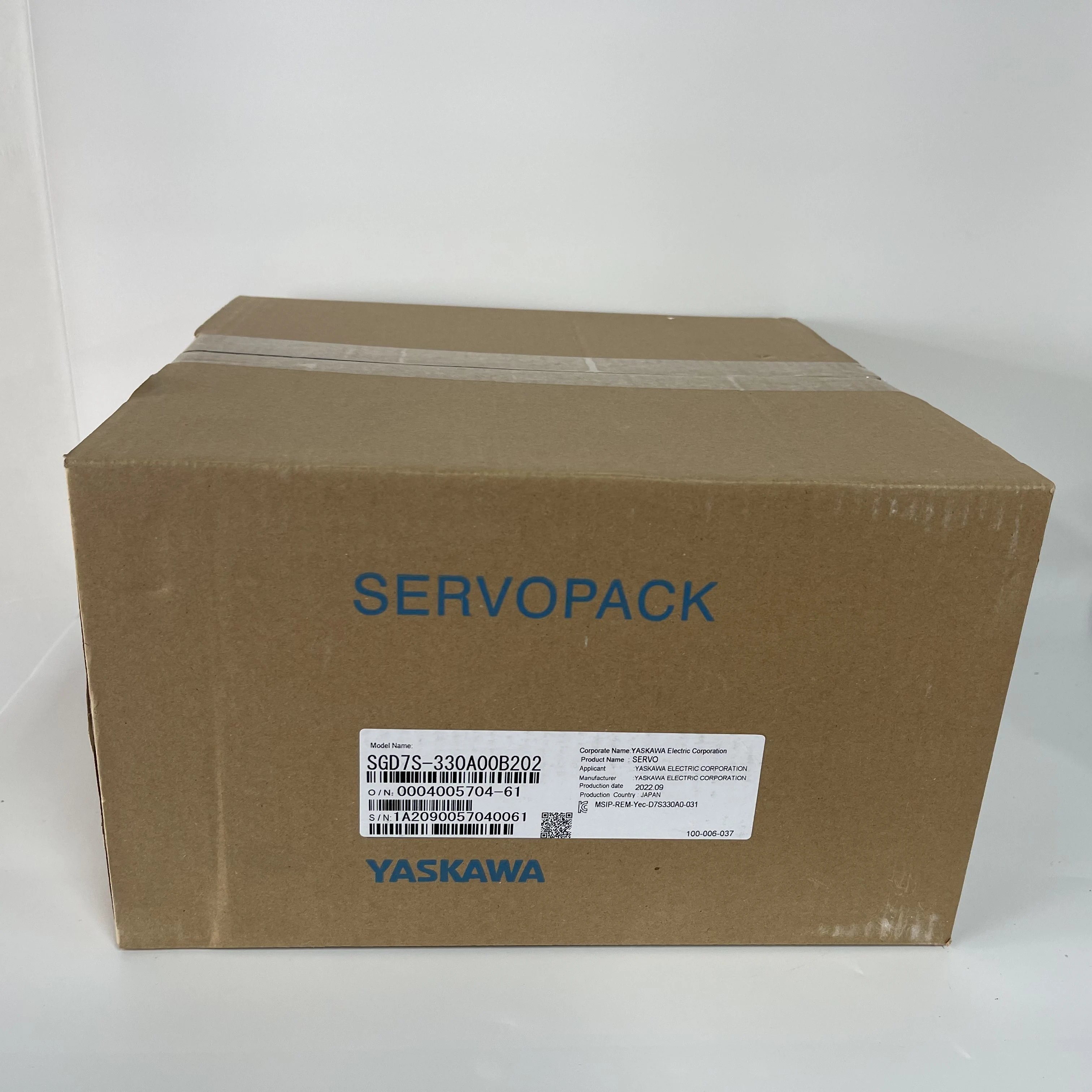 YASKAWA Servopack Servo Drive SGD7S-330A00B202 YASKAWA Servopack Servo Drive SGD7S-330A00B202