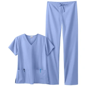 2026 New Custom Nursing Medic Uniform Scrub Spandex Stretch Uniforms Medical Scrubs Hospital Working Uniforms for Summer