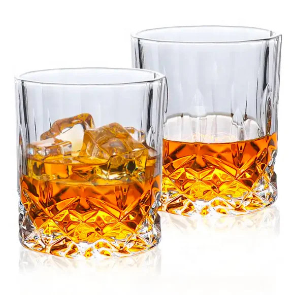300ml 10oz Liquor Drinking Cup Lead Free Drinking Whiskey Diamond ...