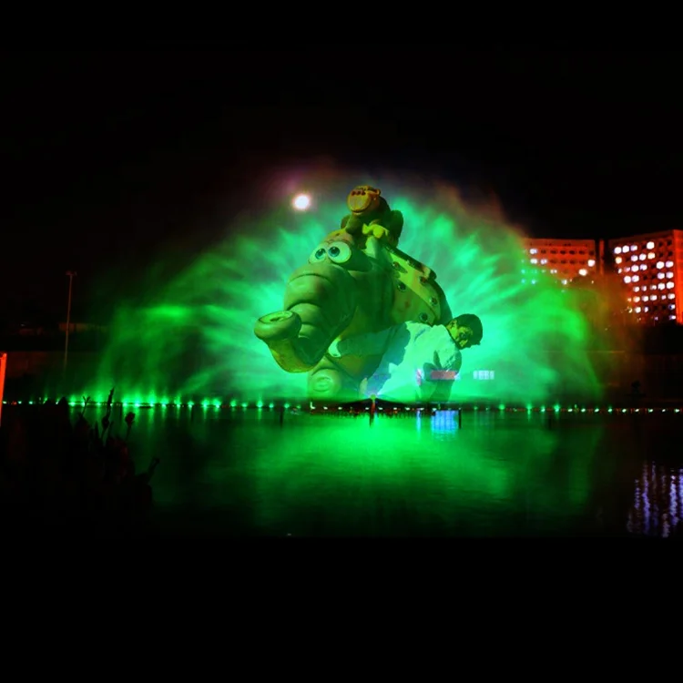 Fenlin 3D Large Outdoor Water Screen Fountain Hologram Projection for Outdoor Fountain Projector