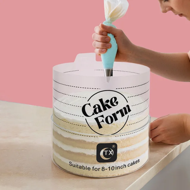 6-inch Birthday Cake Cakeform - Circular Cake Mold - Shaping Device - Baking Mold Tool for Baking Products