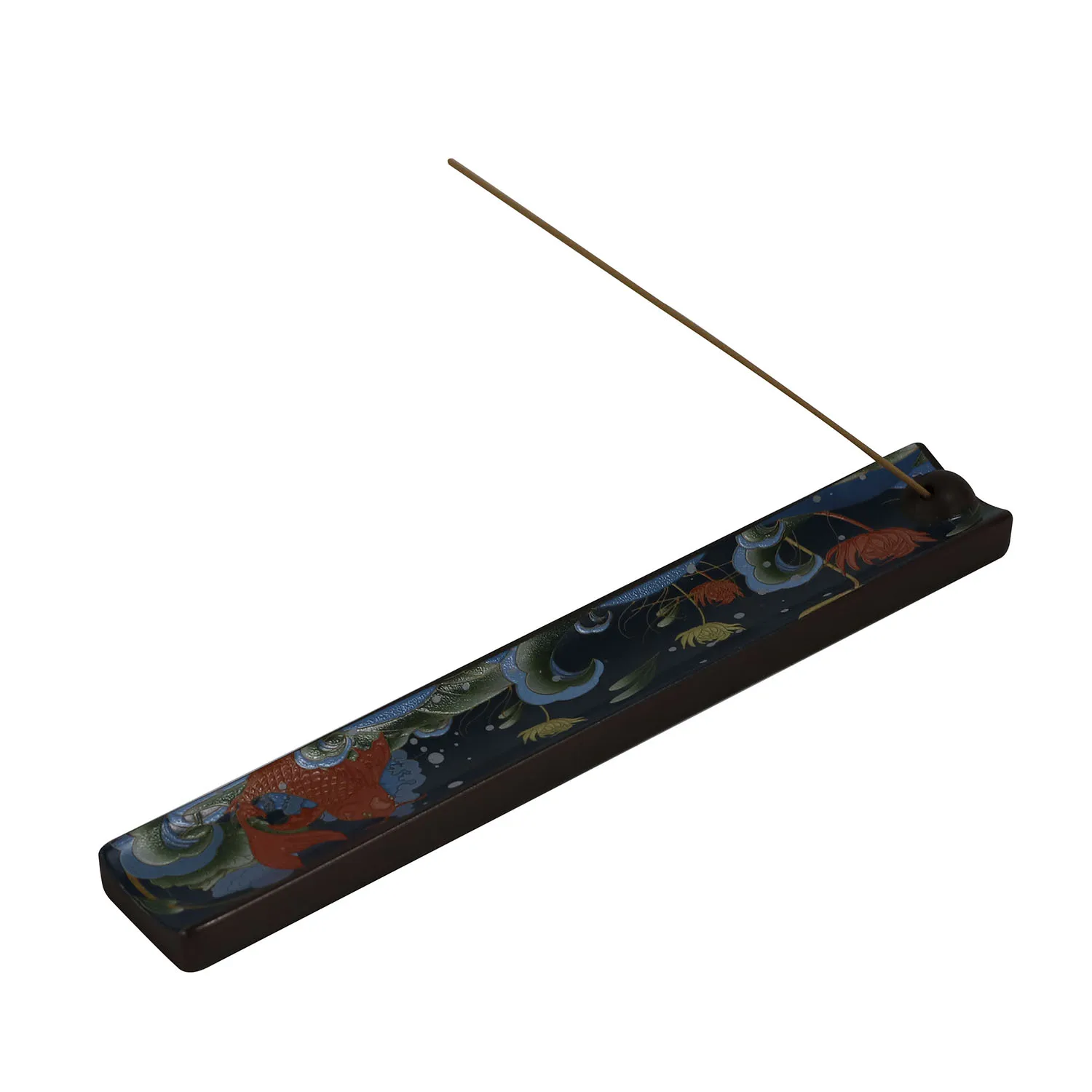 Synwish Custom Pattern Color Unique Blue Porcelain Incense Holder Stick Incense for Home Decoration supplier